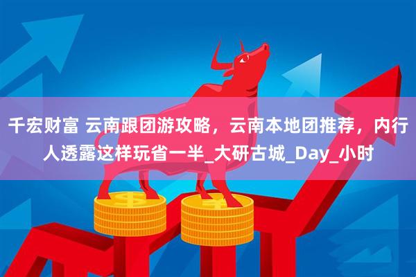 千宏财富 云南跟团游攻略，云南本地团推荐，内行人透露这样玩省一半_大研古城_Day_小时
