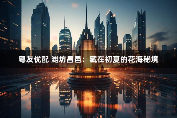 粤友优配 潍坊昌邑：藏在初夏的花海秘境