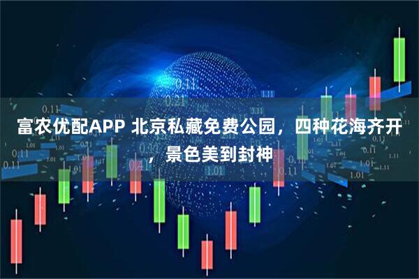 富农优配APP 北京私藏免费公园，四种花海齐开，景色美到封神